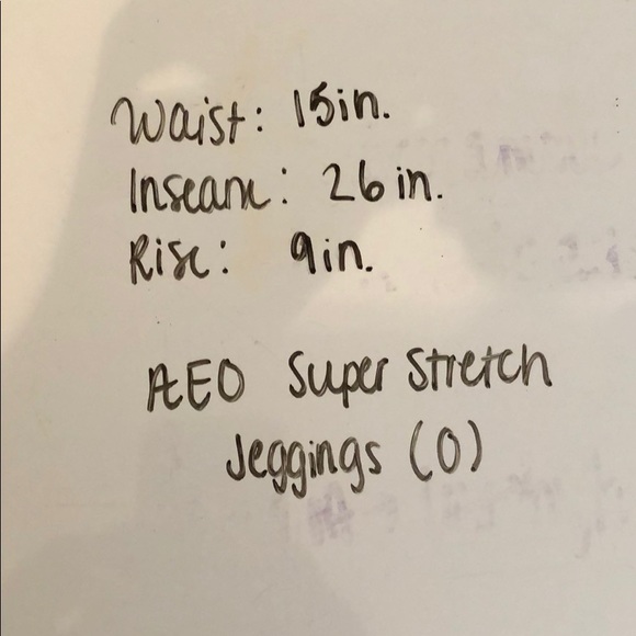 American Eagle Dark Wash Super Stretch Jeggings - Picture 8 of 8